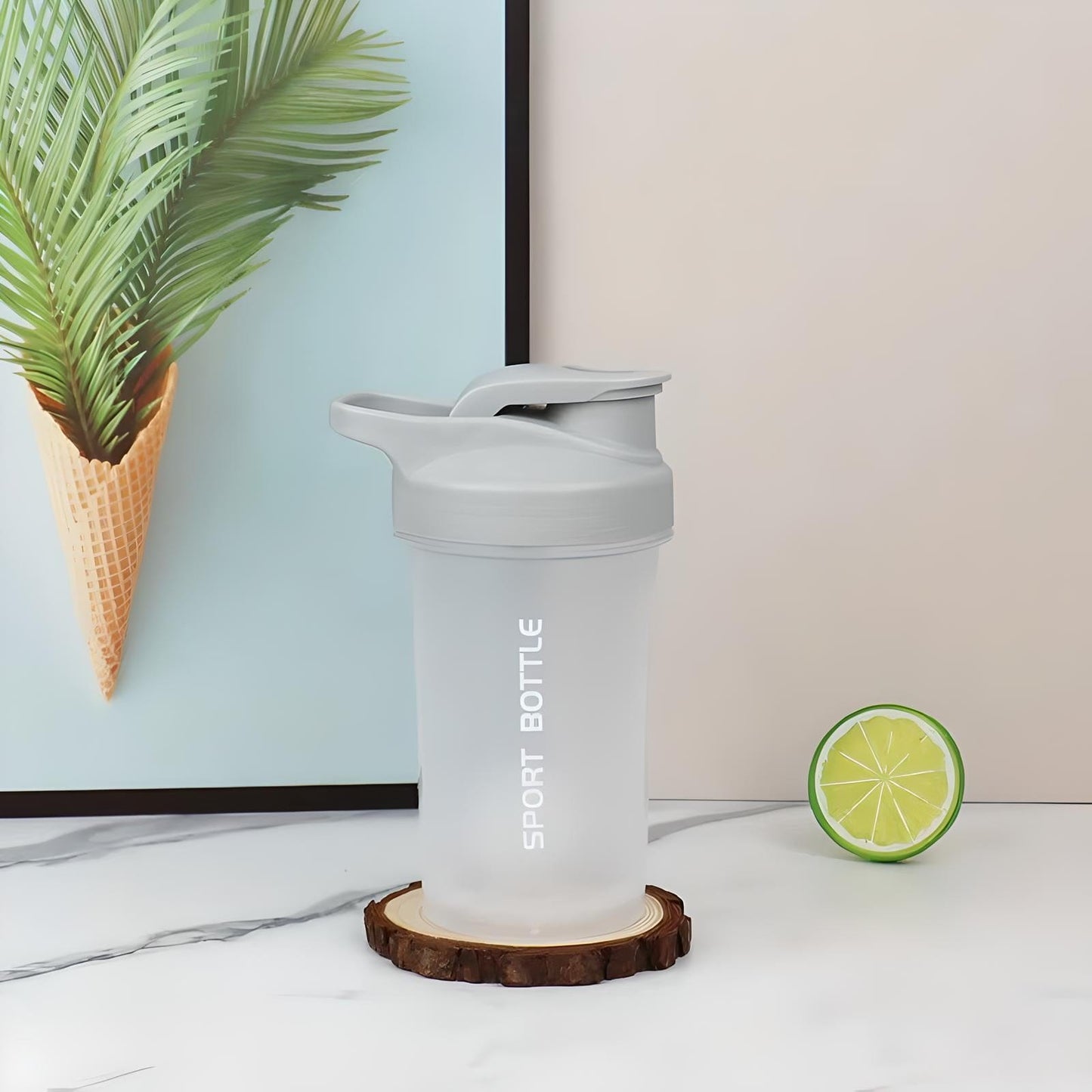 Gourde 300ML Shaker Gris