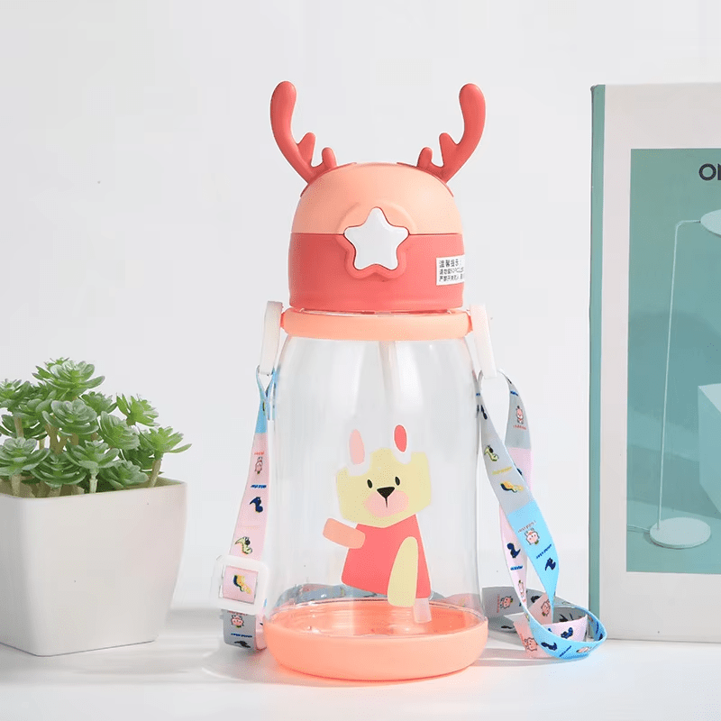 Gourde Enfant Anti-Fuite Orange