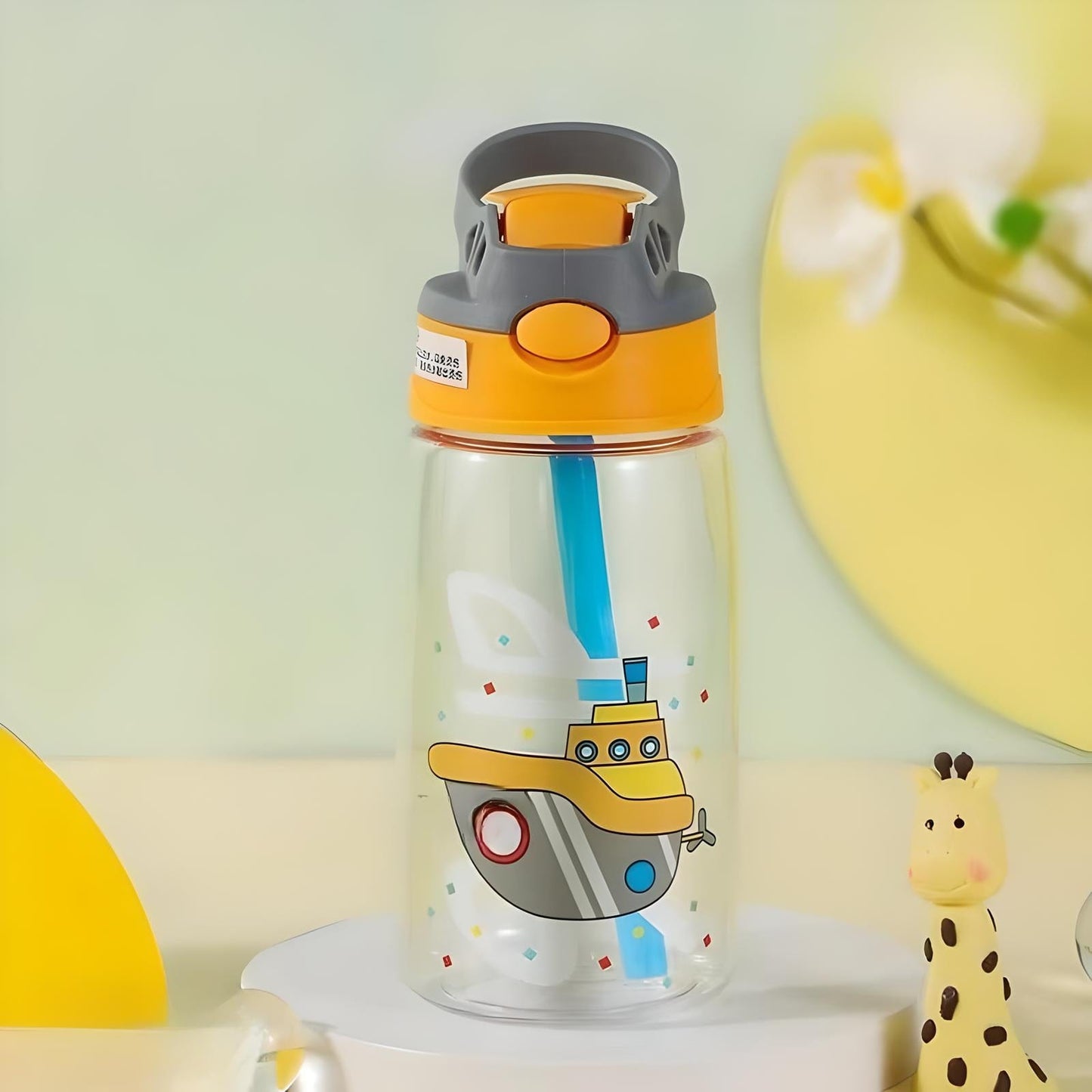 Gourde Enfant École Orange