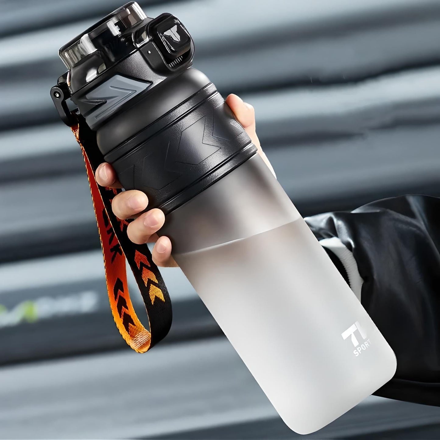 Gourde Filtrante Sport 0.6L / Noir/Gris