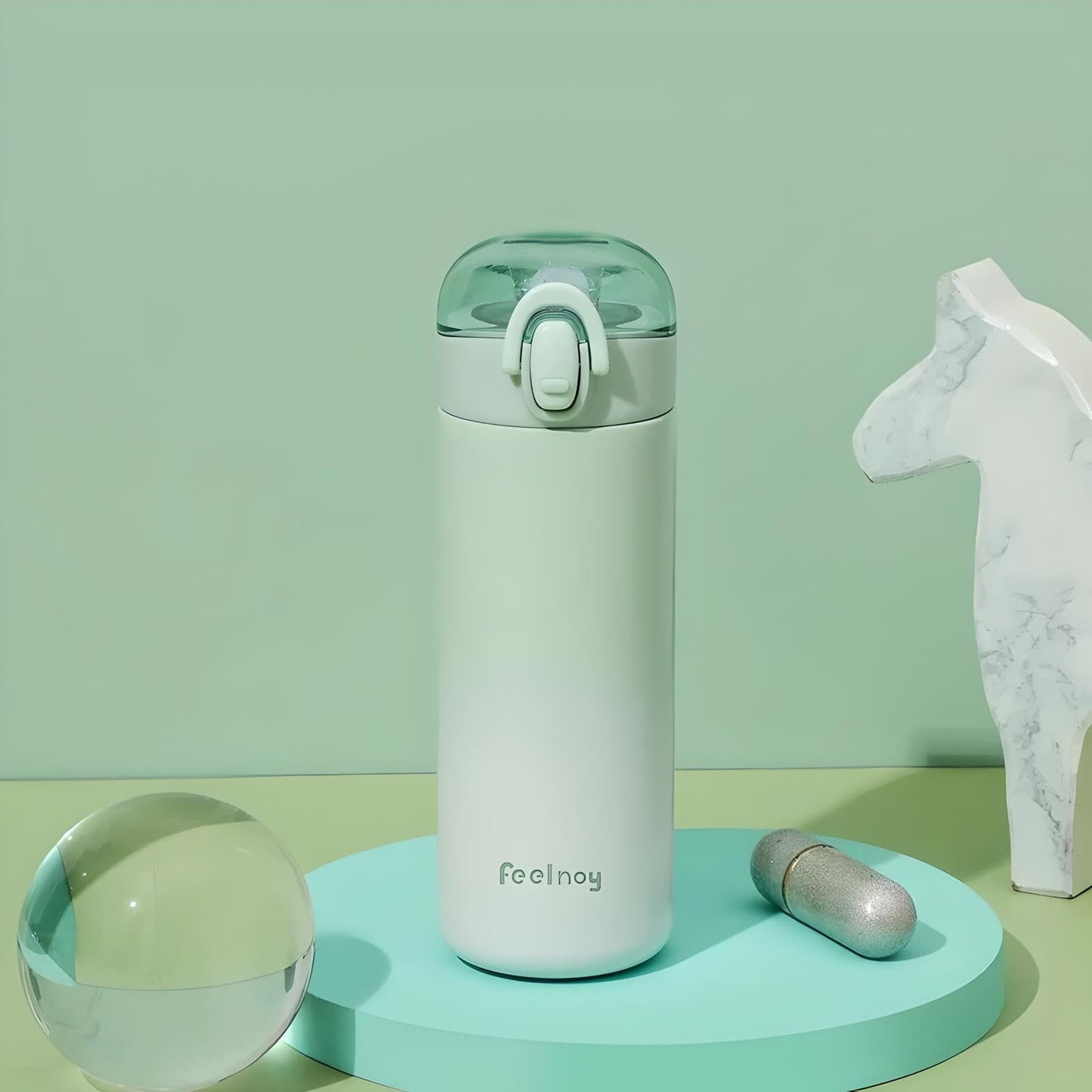 Gourde Isotherme Dégradée 350ml / Vert/Blanc