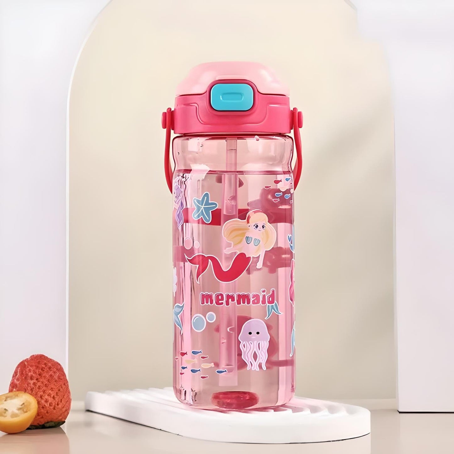 Gourde Plastique Enfant Rose