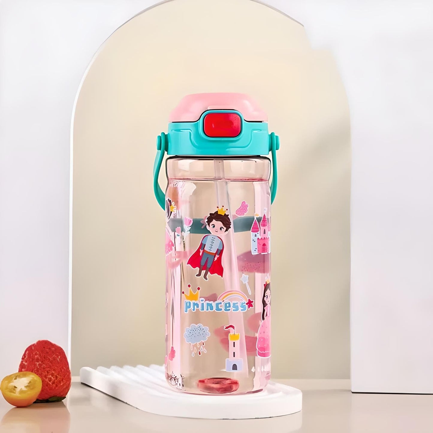 Gourde Plastique Enfant Rose Clair