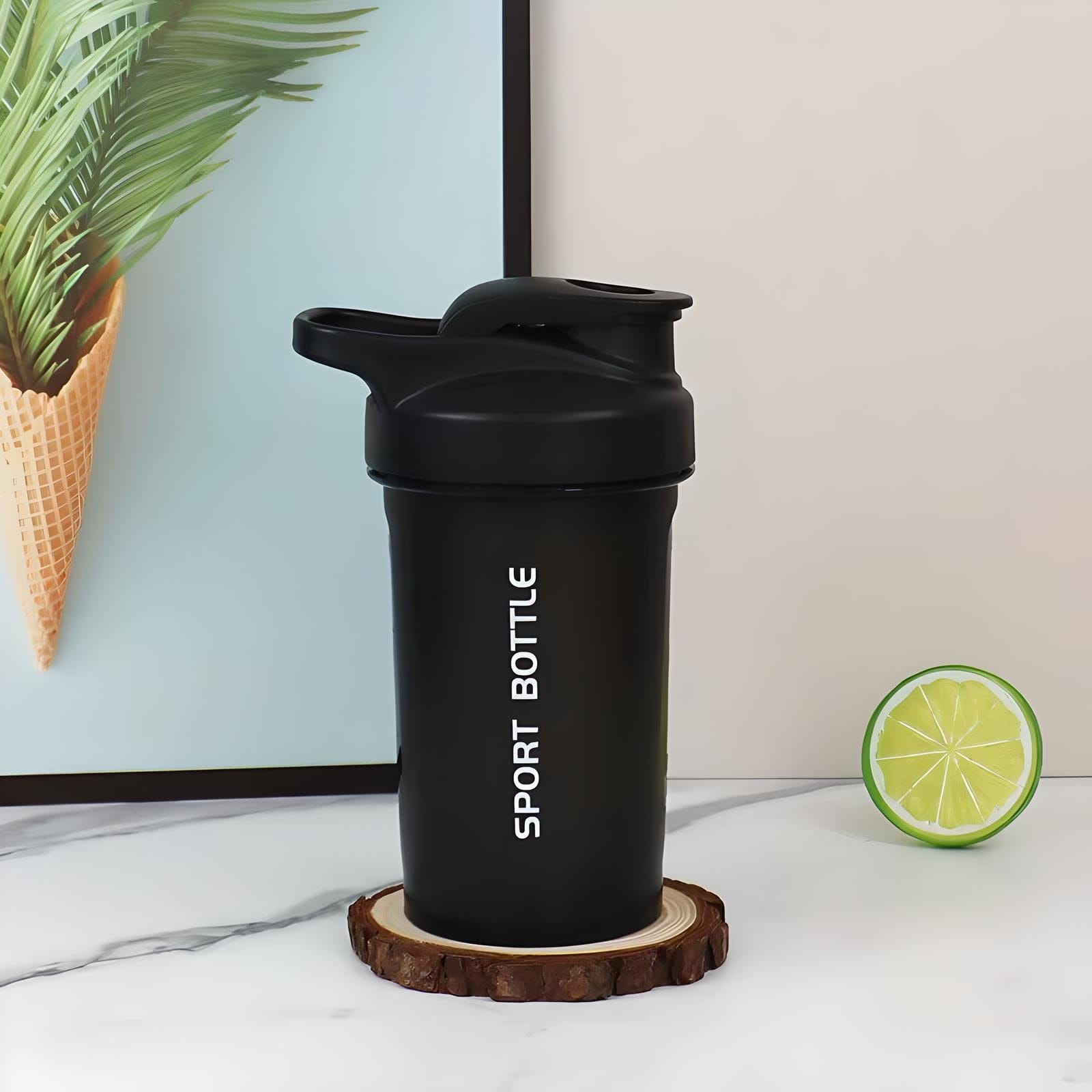 Gourde 300ML Shaker Noir