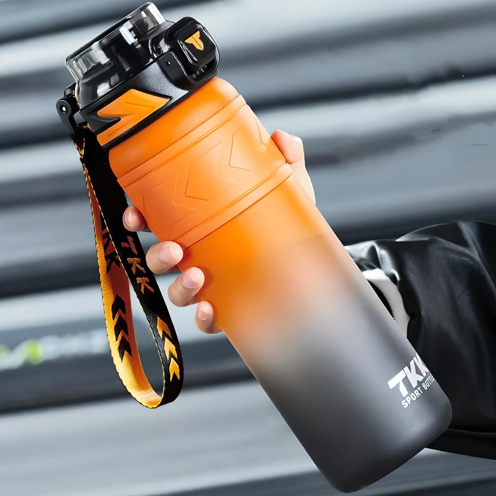 Gourde Filtrante Sport 0.6L / Orange/Noir
